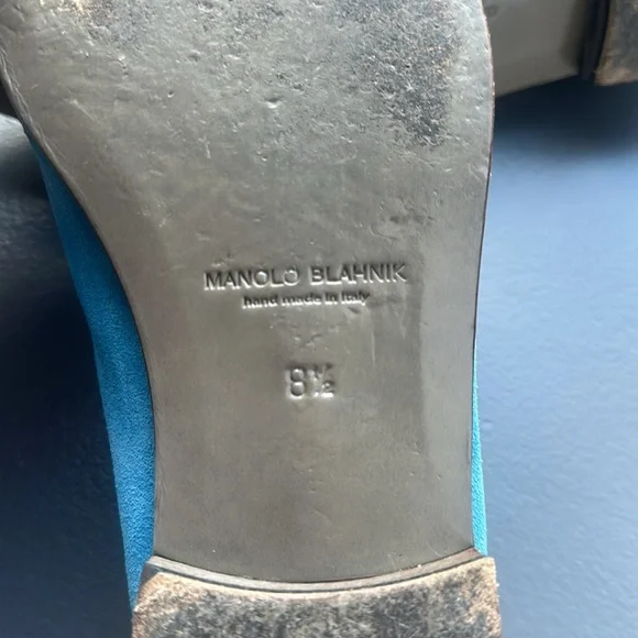 Manolo Blahnik suede Chester loafers - Picture 4 of 8